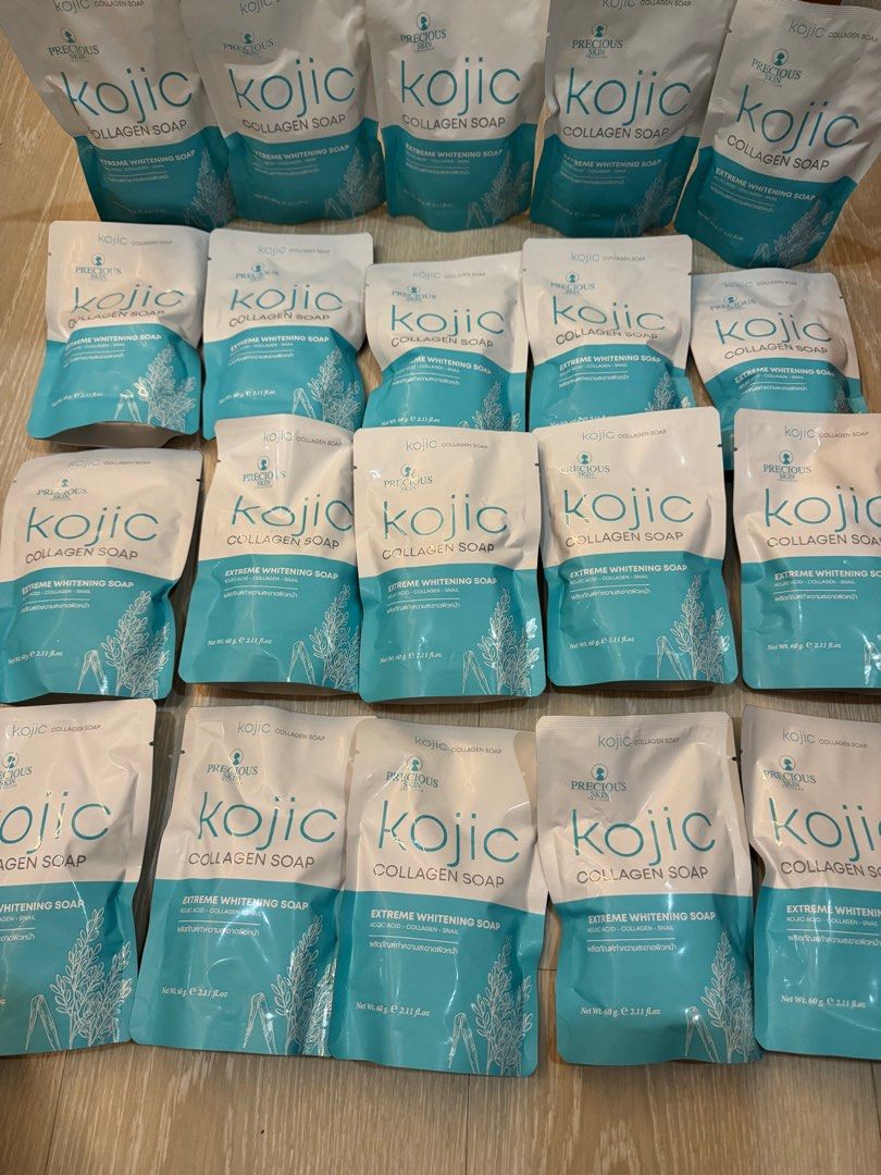 Kojic collagen soap (Category: Bath) located in Dasmarinas. Submitted by preloved_brandedbackup (Listing ID 1398685740, Image 2). Description: Arriving 10/23.