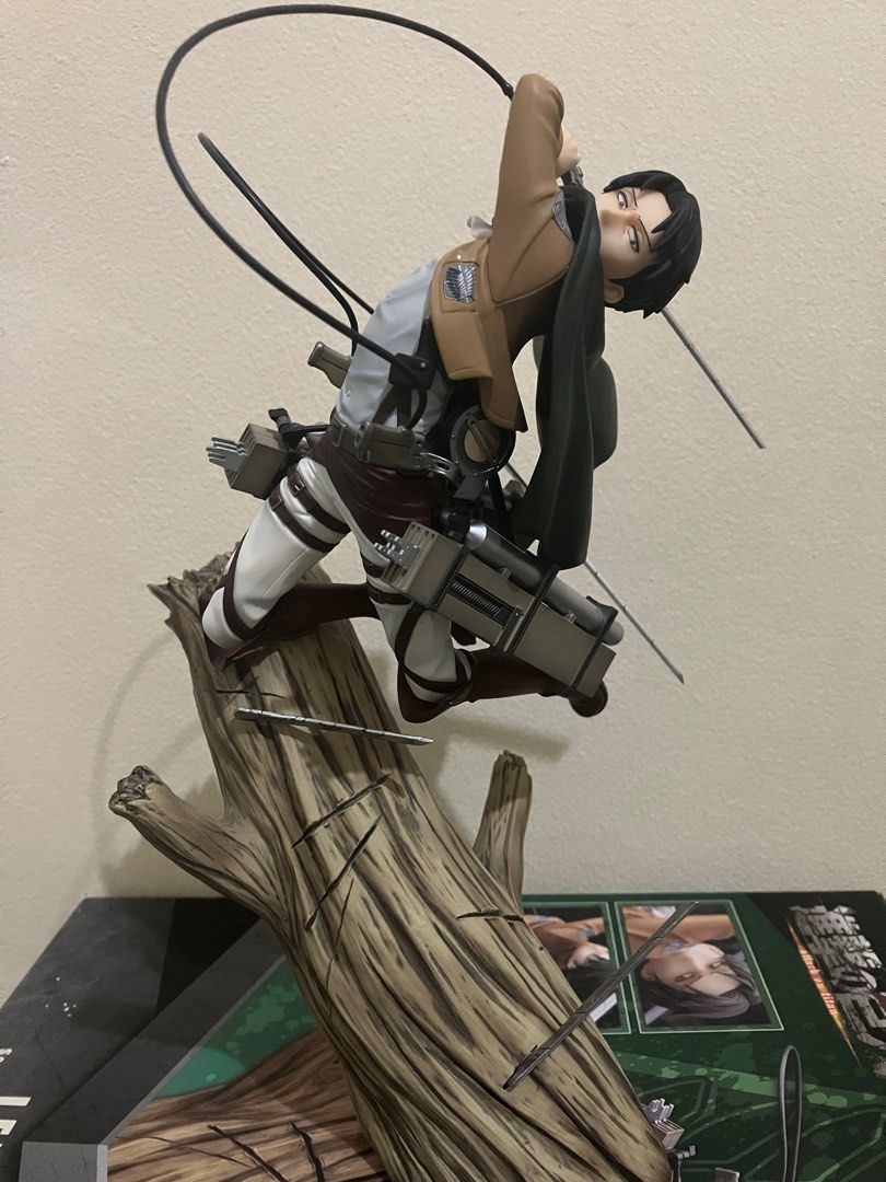 Kotobukiya Attack on Titan Levi Figure (Category: Figurines & Statues) located in Pasig City. Submitted by bulletlily (Listing ID 1398627807, Image 2). Description: BIB PM for more photos Payment gcash, maya, bank transfer For pick up only. Can’t drop at courier.