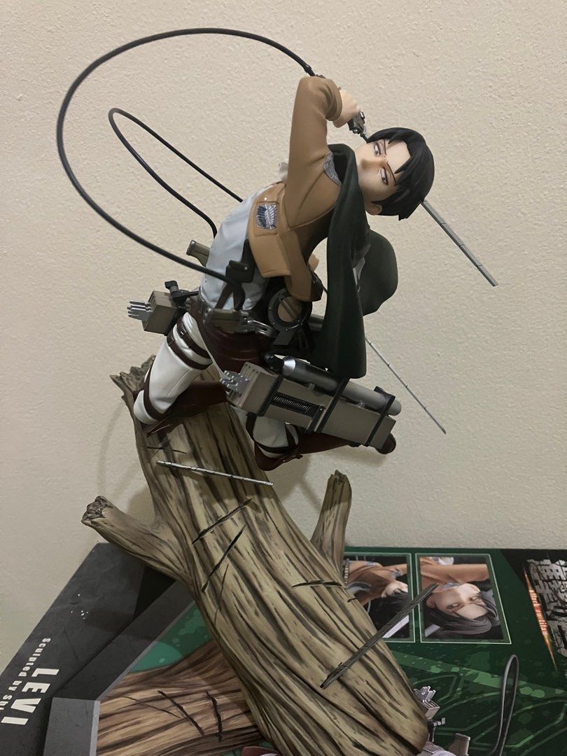 Kotobukiya Attack on Titan Levi Figure (Category: Figurines & Statues) located in Pasig City. Submitted by bulletlily (Listing ID 1398627807, Image 1). Description: BIB PM for more photos Payment gcash, maya, bank transfer For pick up only. Can’t drop at courier.