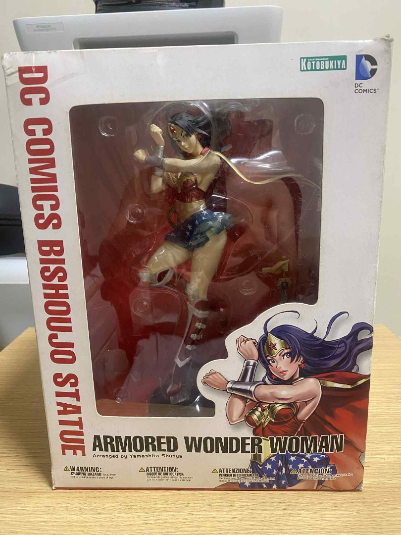 Kotobukiya DC Comics Bishoujo Armored Wonder Woman Statue, Hobbies ...