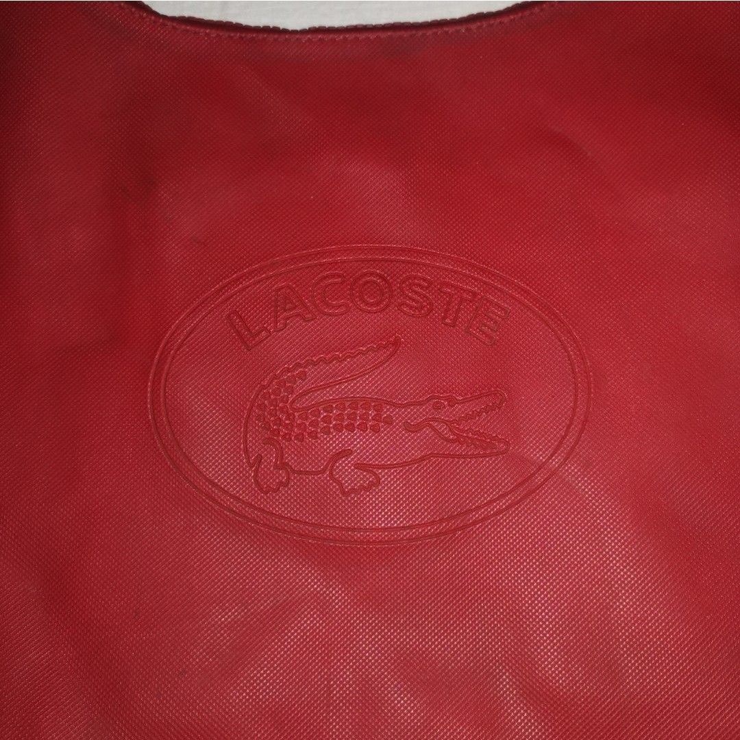 Lacoste Shoulder/Half Moon Bag (Red) (Category: Luxury Bags & Wallets) located in General Mariano Alvarez. Submitted by hundred_lives (Listing ID 1398652441, Image 3). Description: Lacoste Shoulder/Half Moon Bag (Red) Authentic Original Distressed Condition Adjustable Shoulder Strap ***Or Best Offer Wins*** Tags: burberry fendi mcm givenchy yohji yamamoto rick owens prada dolce & gabbana channel gucci hermès balenciaga valentino ralph lauren laco