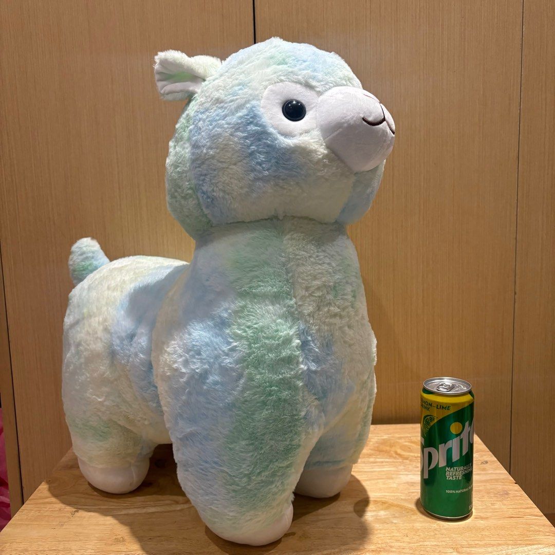 TIMEZONE Large Pastel Alpaca Plush Toy (Category: Plushies & Soft Toys) located in Manila. Submitted by kfgin (Listing ID 1398622280, Image 1). Description: - Cute alpaca plush toy - Soft pastel color scheme - Fluffy body and adorable face - Perfect size for cuddling - High-quality construction.
