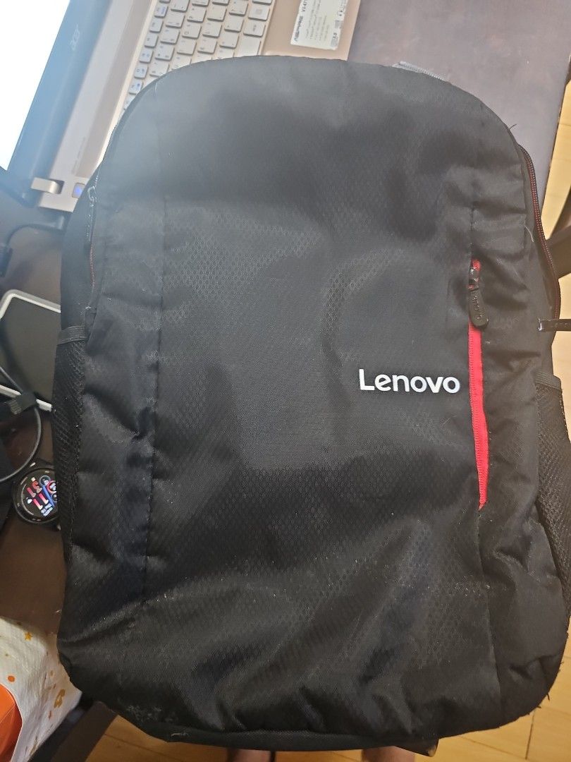Lenovo Laptop Bag (Category: Laptop Bags & Sleeves) located in Pasig City. Submitted by JRisEn (Listing ID 1398675593, Image 1). Description: Lenovo laptop bag back pack - Black. - Can fit 15-17 laptop..