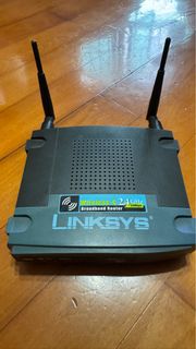 Linksys Wireless G router WRT54G router64077662638211110