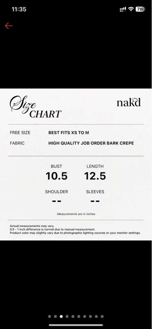 Nakd keona peplum white top (Category: Sleeveless) located in Manila. Submitted by _shuax (Listing ID 1398552238, Image 2). Description: used once only, one size (see 2nd pic for size).