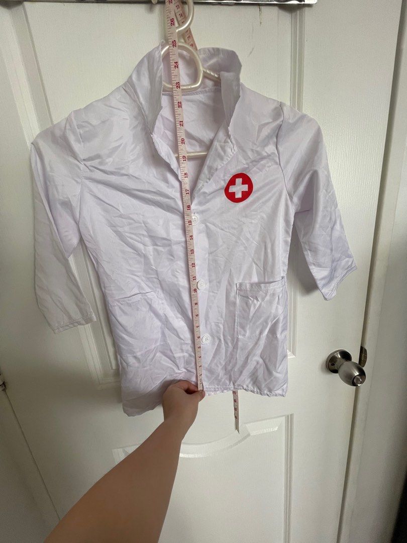 Nurse coat Halloween costume (Category: Babies & Kids Fashion) located in Taguig. Submitted by supplementary (Listing ID 1398564594, Image 2). Description: 2-4 y/o. .