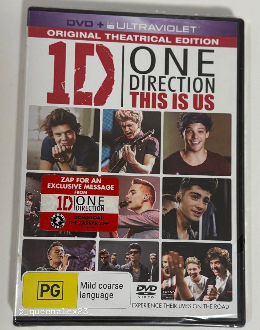 ONE DIRECTION THIS IS US CONCERT DVD (Category: CDs & DVDs) located in Paranaque City. Submitted by _queenalex23_ (Listing ID 1398686773, Image 1). Description: SEALED 💯 ORIGINAL THERE IS A SMALL TEAR ON THE PLASTIC SEAL. PURCHASED IN THE US ✨SHOP TERMS & SHIPPING INFO✨ ✔️ STRICTLY PAYMENT FIRST BASIS! 🏷PRICES ARE FIXED (NO LOW BALLERS) 📍LOCATION: PARAÑAQUE CITY 💳PAYMENT THRU GCASH OR BDO ONLY 📦 SHIPPING THRU GGX OR SDD ONLY ❌NO COD & NO MEE
