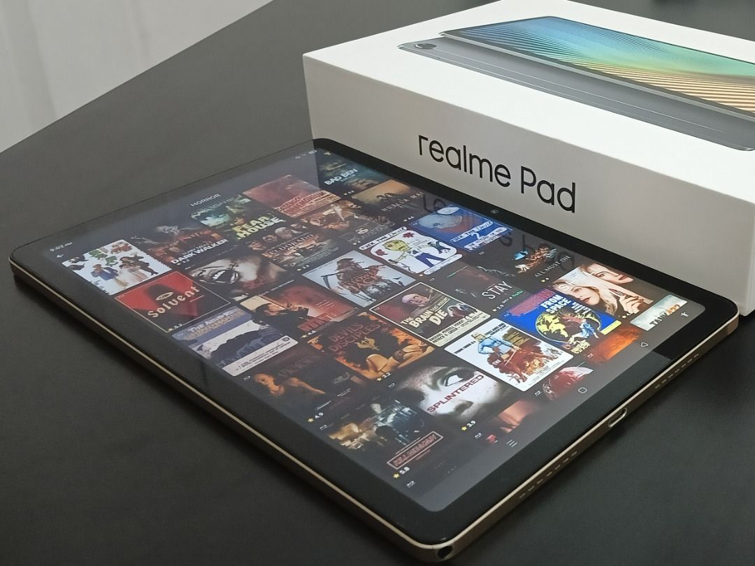 realme pad 10.4 RMP2103 3gb+32gb wifi android tablet (Category: Android) located in Antipolo. Submitted by bloodflowers (Listing ID 1398656552, Image 1). Description: The realme Pad features a 10.4” WUXGA display and screen resolution of 2000x1200 that offers immersive viewing experience to its users. It is equipped with four luxurious Dolby Atmos speakers and supports adaptive surround sound. It is also as thin as 6.9mm and only weighs 440g maki
