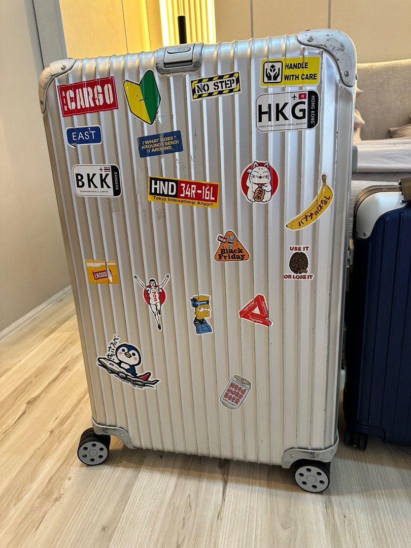 Rimowa Suitcase (Category: Luxury Bags & Wallets) located in Mandaue City. Submitted by jimboy1966 (Listing ID 1398617742, Image 2). Description: 1. Topaz Original Large pre lvmh - 65k newly replaced wheels original from Rimowa Osaka shop Aug2025 2. Hybrid Cabin S - 55k like new with complete papers and dust bag (lifetime wty) 3. Classic Cabin Black - 60k like new (wty until 2027) 4. Salsa Deluxe Hybrid Granite Brown - pre LVMH- 50k ——- SOLD comp