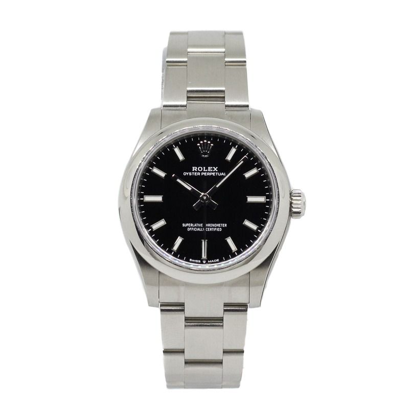 Rolex 277200 OP31 Oyster Perpetual Black Dial (Sep 25) (Category: Watches) located in Singapore. Submitted by thewatchvault (Listing ID 1398573833, Image 1). Description: Condition: New Brand: Rolex Reference: 277200-0016 Model: Oyster Perpetual 31 Material: Steel Dial: Black Series: AN Box/Papers: Yes Warranty Date: 09/2025 Remarks: Price: $8,950.