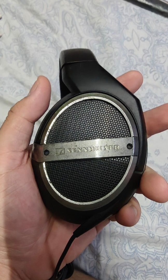 Sennheiser HD448 Over Ear Wired Headphones (Category: Headphones & Headsets) located in Manila. Submitted by toncue (Listing ID 1398632363, Image 3). Description: My first over ear headphones more or less 10yrs old. Mostly used at home in the evenings, only brought out of the house less than 15x (during out of town trips) Newly replaced earpads (cloth type) Technical specs shown in last photo. Can test item upon meetup, just have your music ready