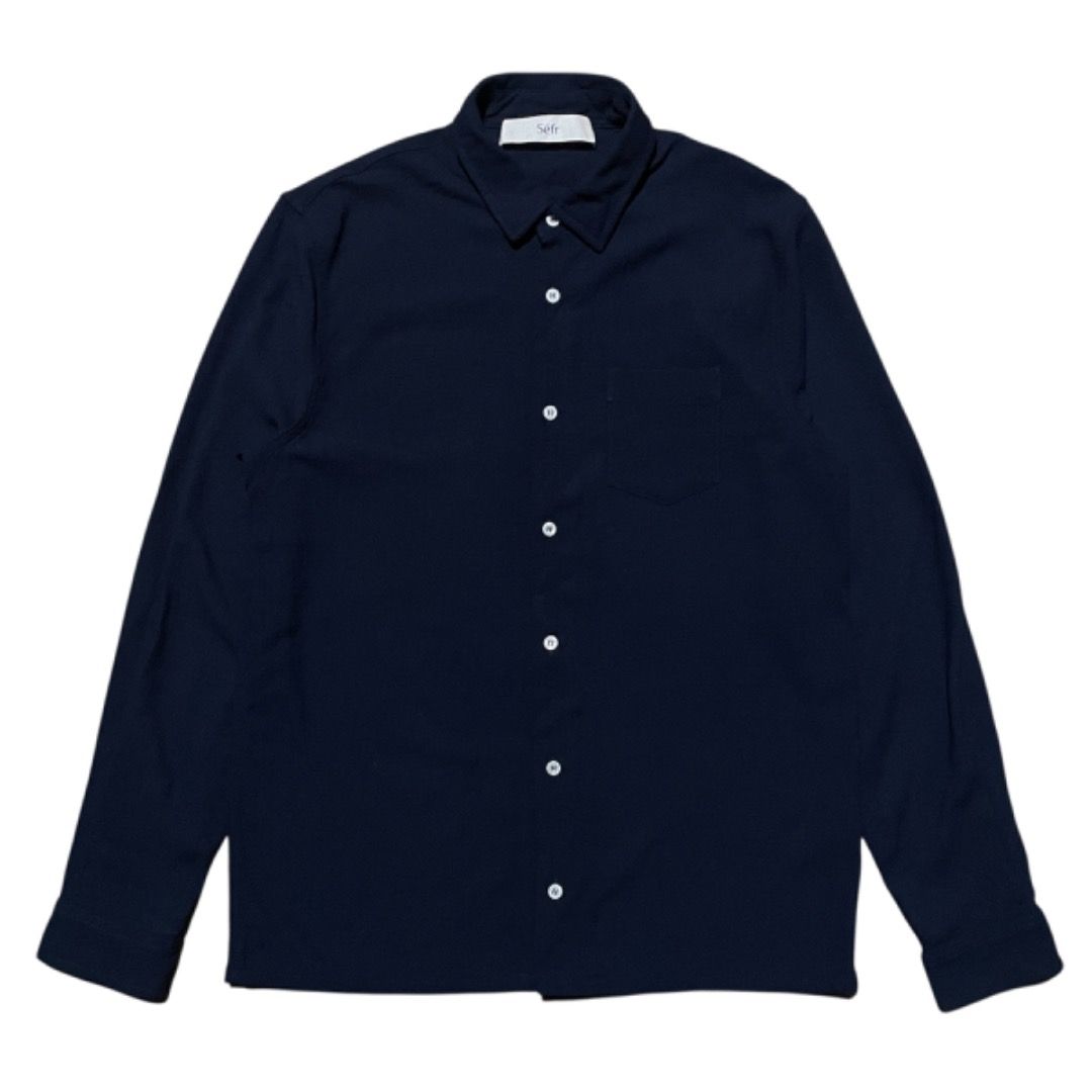 Séfr Hampus Botton-down Shirt (Category: Formal Shirts) located in Bacolod City. Submitted by cast.archives (Listing ID 1398670204, Image 1). Description: Séfr Hampus Botton-down Shirt Authentic Tagged size: Medium Size: Large fit Width: 21” Length: 29” Shoulder: 18” Sleeve: 26” Condition: Excellent Flaw: None.