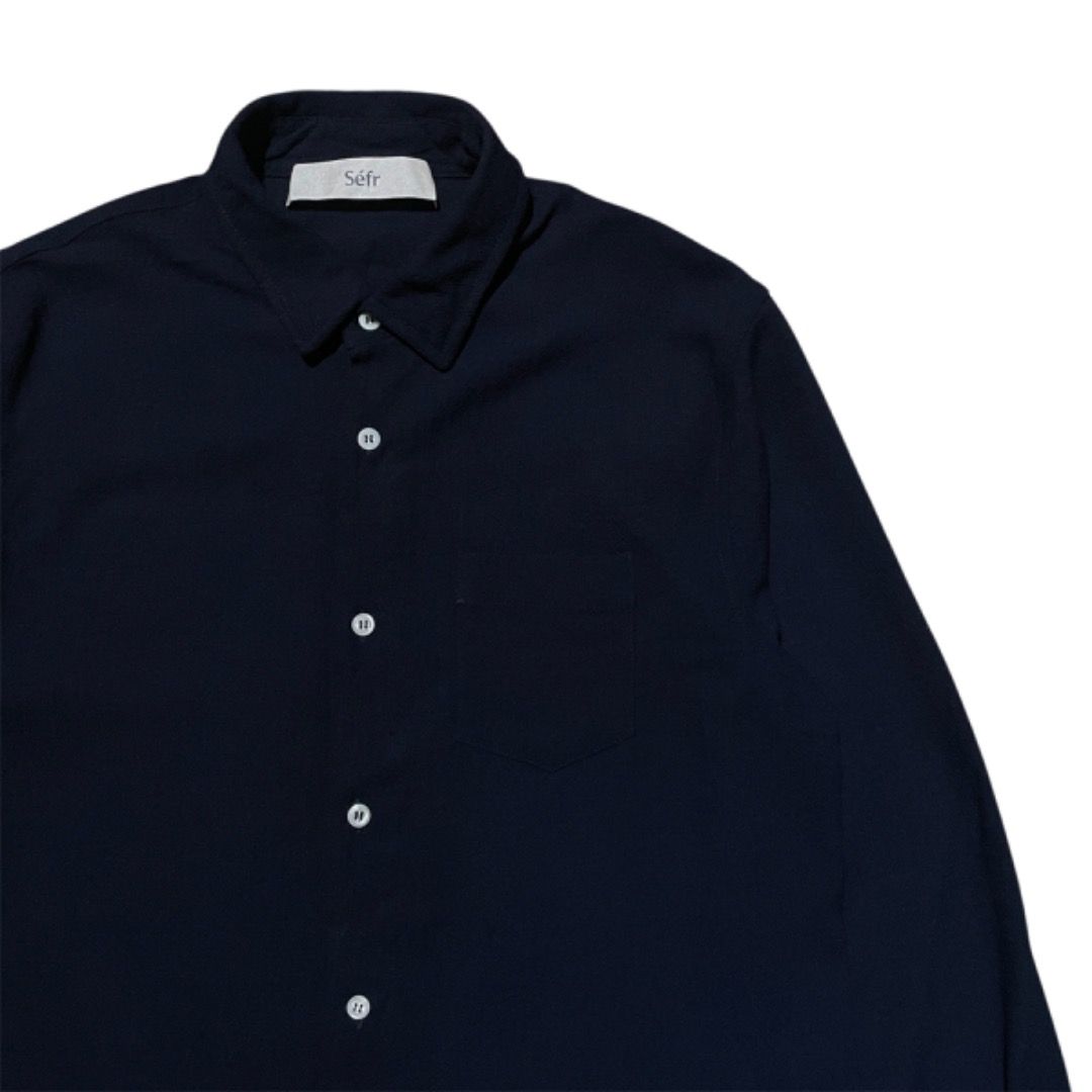 Séfr Hampus Botton-down Shirt (Category: Formal Shirts) located in Bacolod City. Submitted by cast.archives (Listing ID 1398670204, Image 2). Description: Séfr Hampus Botton-down Shirt Authentic Tagged size: Medium Size: Large fit Width: 21” Length: 29” Shoulder: 18” Sleeve: 26” Condition: Excellent Flaw: None.