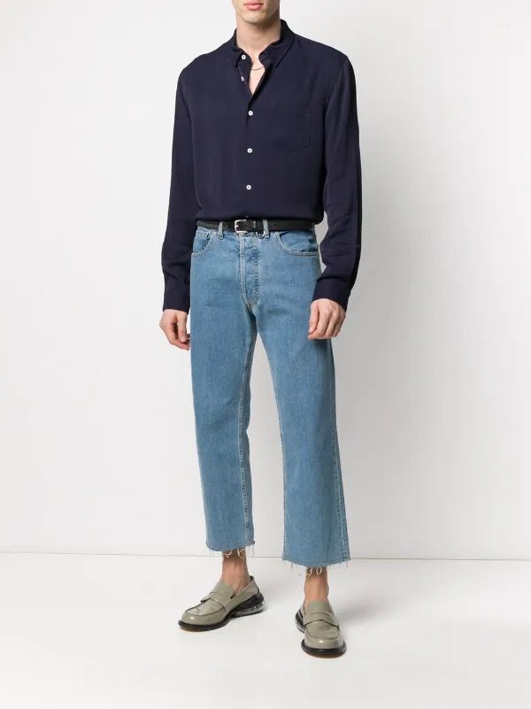 Séfr Hampus Botton-down Shirt (Category: Formal Shirts) located in Bacolod City. Submitted by cast.archives (Listing ID 1398670204, Image 3). Description: Séfr Hampus Botton-down Shirt Authentic Tagged size: Medium Size: Large fit Width: 21” Length: 29” Shoulder: 18” Sleeve: 26” Condition: Excellent Flaw: None.