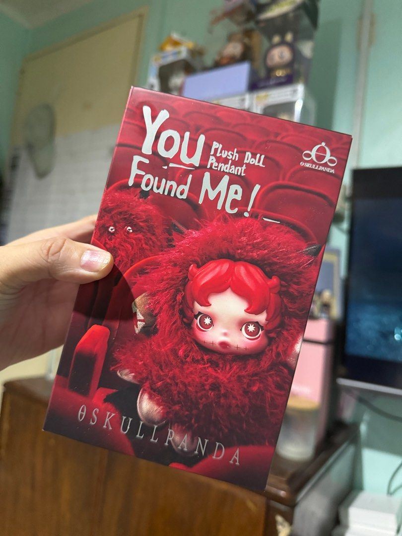Skullpanda You Found Me Plush Doll Pendant (Category: Plushies & Soft Toys) located in Manila. Submitted by labjin (Listing ID 1398542693, Image 1). Description: - unopened - secret - got it from popmart pop now.