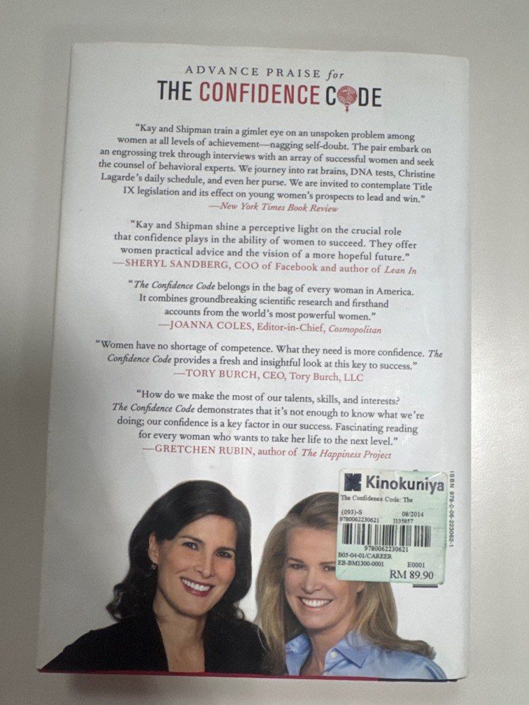 The Confidence Code (Category: Assessment Books) located in Ampang. Submitted by idealidea2552 (Listing ID 1398536227, Image 2). Description: The Science and Art of self assurance book. Letting go at super cheap price. Any inquiry to see more inside will not be entertained. Please understand. .