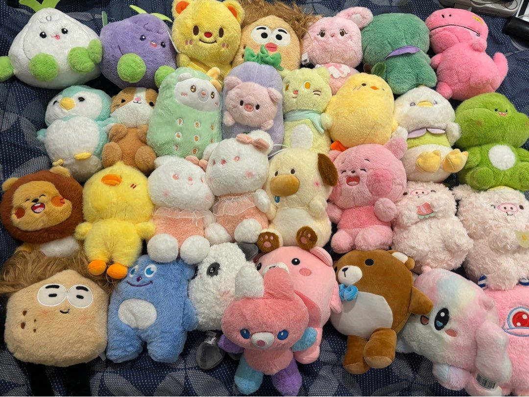 TIMEZONE TOM’S WORLD Assorted Stuffed Toy Plush Christmas Gift (Category: Plushies & Soft Toys) located in Manila. Submitted by kfgin (Listing ID 1398651145, Image 1). Description: ALL BRAND NEW GOOD FOR CHRISTMAS GIFTS Price depends on which plush (some are 100, message me for price!) 200 PESOS FOR ONE IF GETTING POKEMON, ANIME, GHIBLI, SUMIKKO, ETC. (discount if getting more than 2) - Assortment of cute plush toys. - Features animal plushies (b