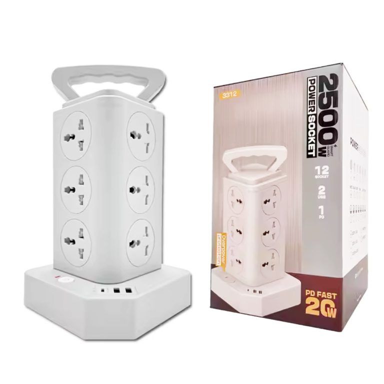 Twelve Universal Socket Extension Outlet With 2 USB 1 Type-C (Category: Electrical, Adaptors & Sockets) located in Caloocan City. Submitted by latestgadgetph (Listing ID 1398633553, Image 1). Description: SKU: LGGEN03312WHI-204621 Features: Universal Sockets: Accommodates various plug types from different countries, making it versatile for international use. Multiple Outlets: Twelve sockets allow for simultaneous connection of multiple devices. U