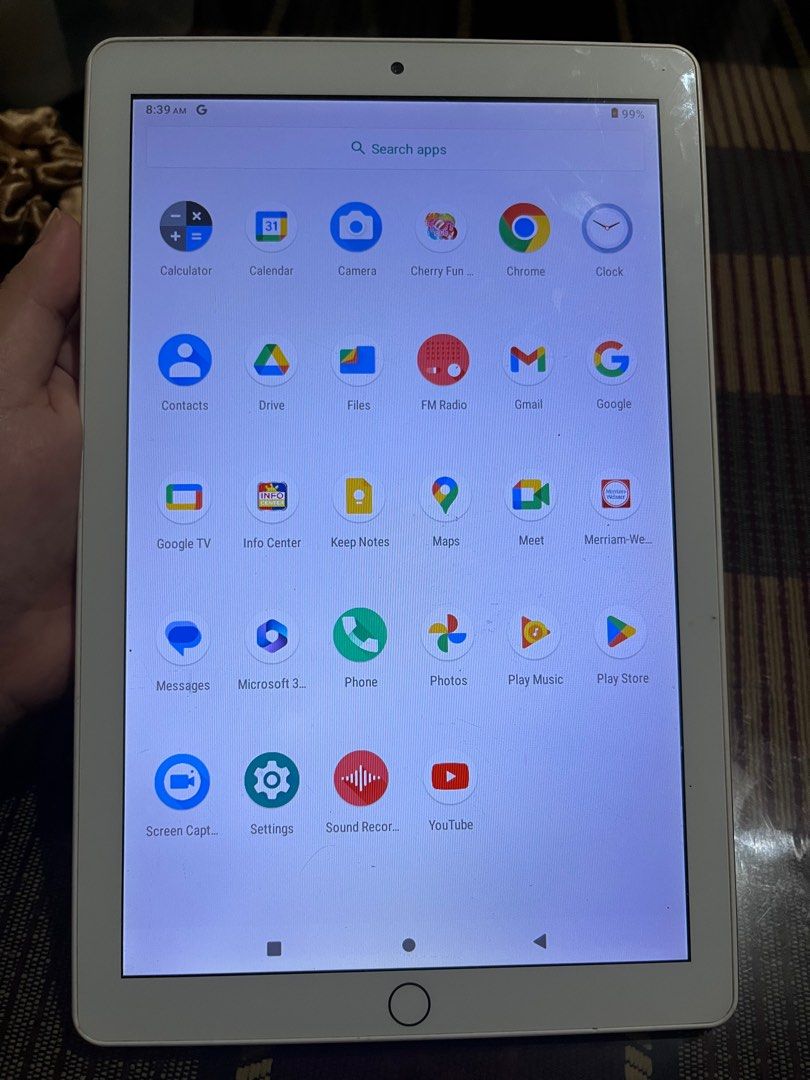 Cherry Mobile FLARE TAB PRO (Category: Android) located in Basista. Submitted by yvee_bn (Listing ID 1398572482, Image 3). Description: The Cherry Mobile Flare Tab Pro is a tablet with a 10-inch HD display, a 1.6GHz octa-core processor, 2GB of RAM, and 16GB of internal storage that can be expanded via microSD up to 128GB. Key Specifications * Display: 10-inch HD (1280 x 720 resolution) * Processor: 1.6GHz Octa Core * RAM: 2GB * Storage: 16GB inte