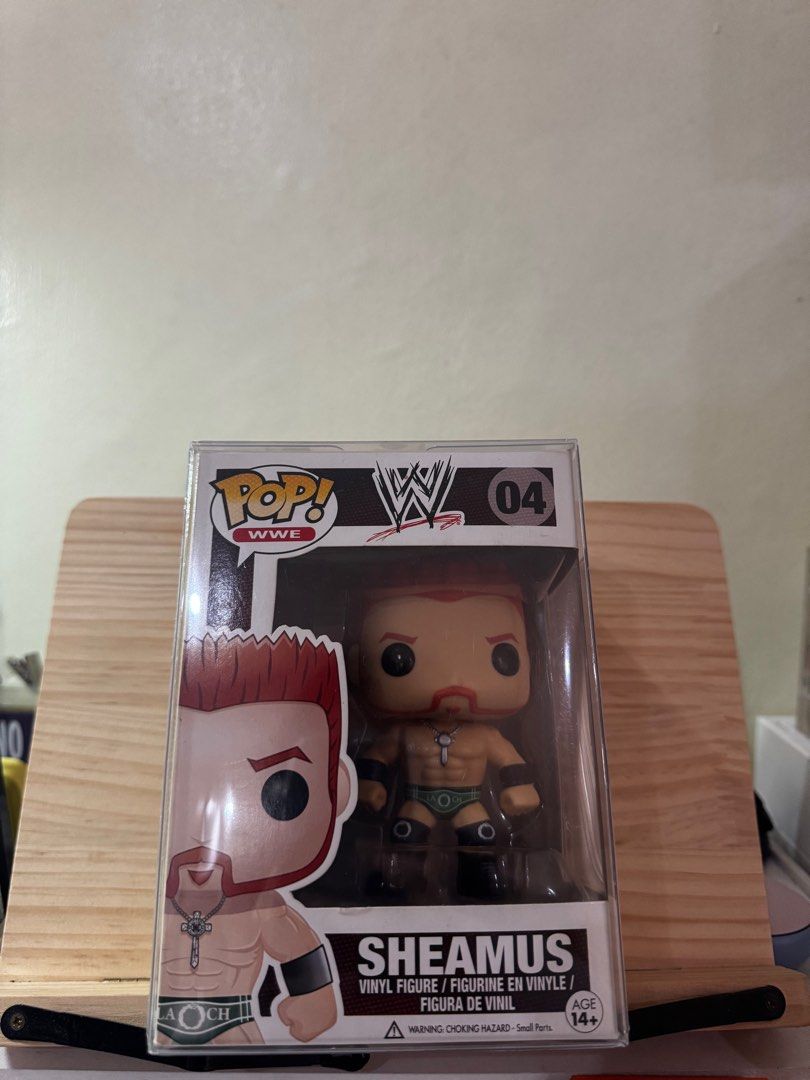 WWE Sheamus Funko Pop (Category: Figurines & Statues) located in Cebu City. Submitted by mandy.o90 (Listing ID 1398555979, Image 1). Description: - Never been opened - with protector Rfs : Declutter .