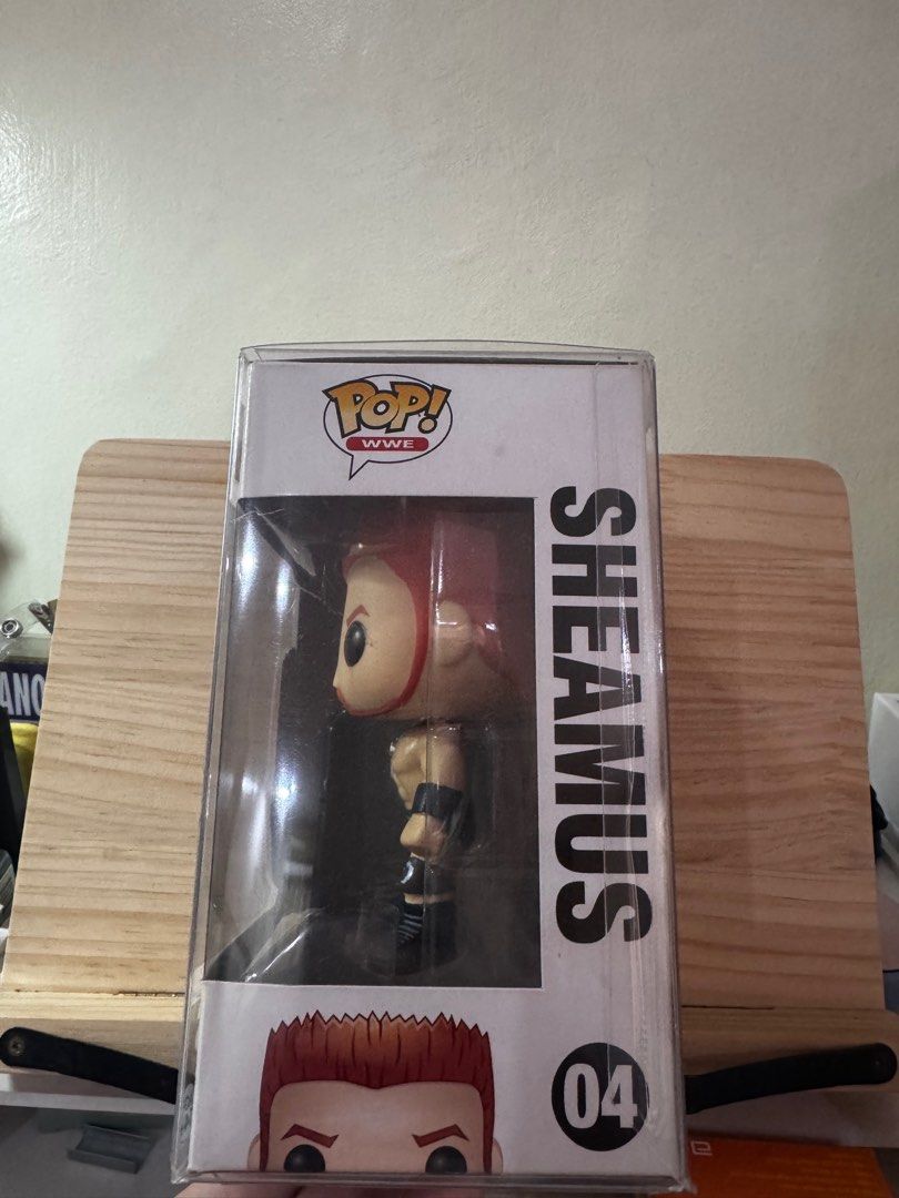 WWE Sheamus Funko Pop (Category: Figurines & Statues) located in Cebu City. Submitted by mandy.o90 (Listing ID 1398555979, Image 2). Description: - Never been opened - with protector Rfs : Declutter .