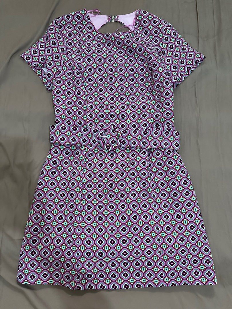 Zara Geometric Print Dress (Category: Dresses) located in Caloocan City. Submitted by MSCloset_ (Listing ID 1398541530, Image 1). Description: .