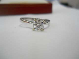 18K White Gold 59 Diamond Ring Approximately G Color, VS, No Certification,64191465103235110
