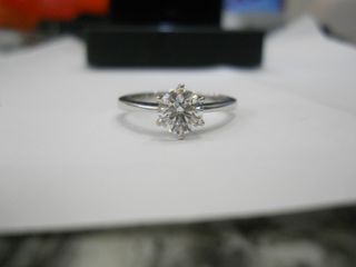 18K White Gold Chow Sang Sang 79.2 Diamond Ring IGI Certificate Copy, I Color, VS2 3EX NONE, Eight Hearts and Eight Arrows, Market Price at 30%, Size 1464191465031041110