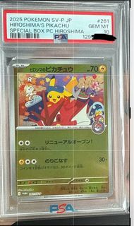 psa10】POKEMON SV-P JP #261 HIROSHIMA'S Hiroshima's Pikachu 261/SV