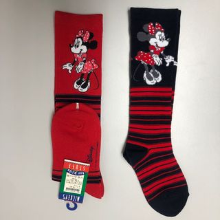 #25169 全新迪士尼兒童長筒襪黑色3-5歲紅色8-10歲$3564184018384259110