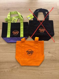 (包順豐，買2減$5)Trader Joe's 萬聖節節版 mini Tote Bags64188091376259110