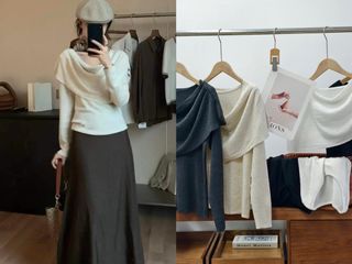 ❣️(🌟預購)(💰270/2件)(📦2件包順豐)韓系針織兩件set(4色)(均碼)64185331240321110