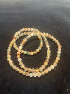 Rainbow Rutilated Quartz 3 Strands64185334108034110