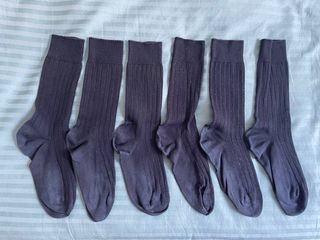 3 pairs Tabio Japan socks size S men 深藍色男士長襪64191059175809110