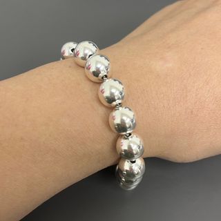 意大利製造 10MM銀珠純銀925手鍊男女同款64187222851075110