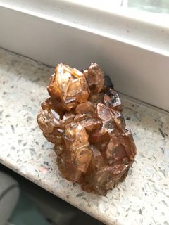 喜馬拉雅山黃金皮骸骨城堡化白水晶原石64187734080385110