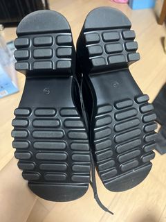 黑色厚底漆皮鞋64190437931266110