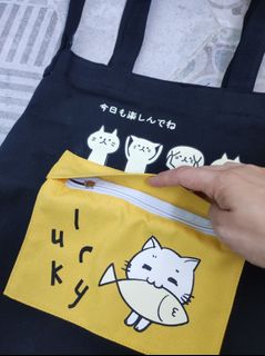可愛貓咪帆布袋64194030832515110