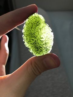 稀有大粒保真捷克綠隕石 原石生命之樹圖騰64192323084931110