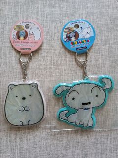 Crayon Shin-chan Shiro / Sumikko Gurashi Reflective Glow Keychain Pendant64185947279363110