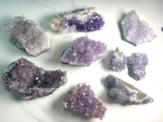 天然 紫水晶 原石 Natural Amethyst Cluster64181514333185110