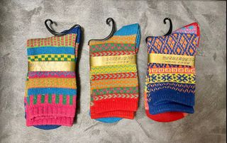 民族風厚襪 冬天中長款襪 winter socks64189152052226110