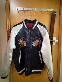 Japanese embroidery jacket jacket MA-1 SIZE M 
not B-10 G - 1 M-65 36P 45P N-3B N-2B A-2 N-164191257817858110