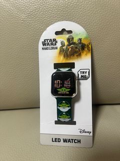 全新 Kids LED watch兒童手錶 星球大戰 大師尤達 迪士尼 Disney Marvel 尤達 可愛 Minecraft Mario Kids LED watch Star war 兒童卡通手錶 Starwar 星球大戰 聖誕禮物 靚 罕有64205288398723110