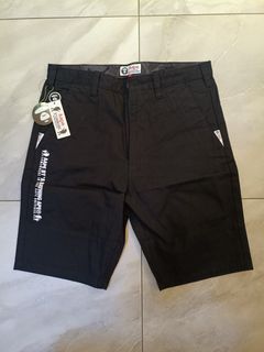 全新 L 有牌 Aape shorts 黑色短褲 bathing ape64193053952387110