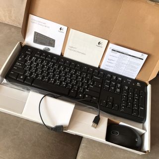 ⌨️ LOGITECH DESKTOP Keyboard Mouse Set MK120 Corded NEW Brand New Logitech Keyboard and Mouse Combo Keyboard Mouse USB Wired Version 🖱️64184687741953110