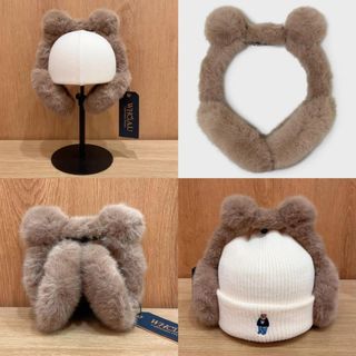 🇰🇷 #WHO.A.U 毛茸茸 熊耳包 Furry Bear Earmuffs#冷帽 #頸巾🧣 #耳套 #男女同款💓限時優惠 ❤️#韓國直送 💕 #韓國正品64190847408002110