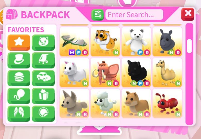 adopt me assorted pets (Category: Other Mobile & Gadget Accessories) located in Cavite. Submitted by leiluvsu (Listing ID 1398754133, Image 2). Description: drop priceee!! not all are priced at 100.