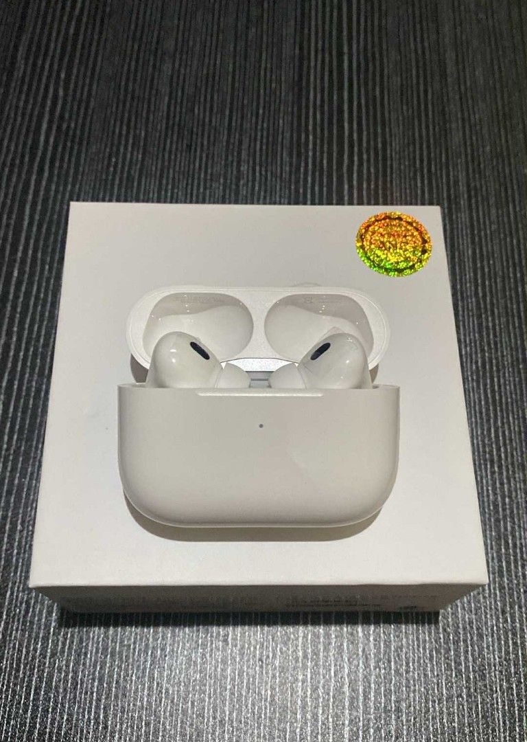 Airpods pro 2 (Category: Headphones & Headsets) located in Manila. Submitted by pricious (Listing ID 1398865975, Image 1). Description: brandnew 💯% bass boasted 💯% heavy duty 6hrs to 7 hrs battery highly recommended and high quality MOP: JNT/LALAMOVE PAYMENT METHOD: GCASH BANK TRANSFER (BPI) MAYA 📍 MANILA.