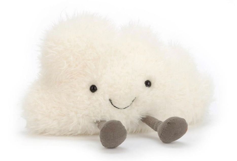 Amuseables Cloud (Category: Plushies & Soft Toys) located in Singapore. Submitted by yttt_26 (Listing ID 1398794300, Image 1). Description: For other designs, do check out my other listings! Meetup location can be arranged:) *Comes with Jellycat tag, comes with Jellycat dustbag on request !! Purchase as a bundle with Amuseables Storm Cloud to get bundle price - $110 (U.P. $116) Dimensions: 22cm x 27cm x 11cm Sitting Height: 18cm Main Materials: P